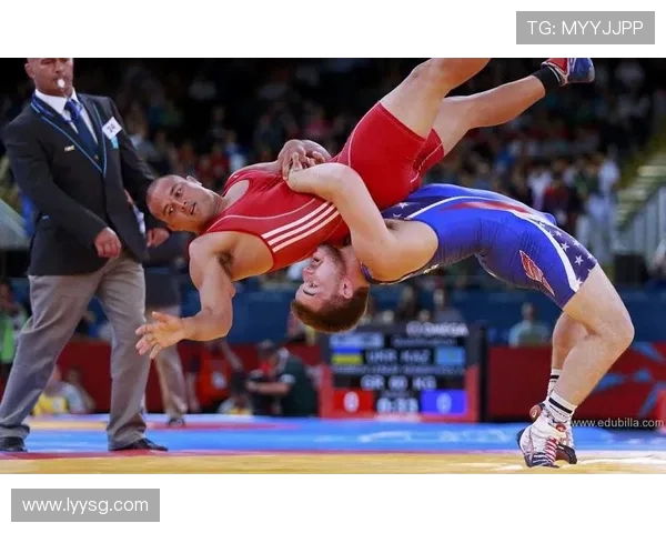 世界摔跤锦标赛力量爆发的生物力学运动图